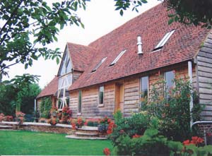 Grade II listed barn conversion for sale with cottage annexe near Canterbury, Kent