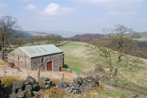 Unconverted barn in Hebden Bridge, Yorkshire