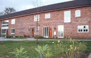A development of newly converted barns for sale in Burton upon Trent, Staffordshire