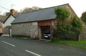 Unconverted barn for sale, in Adpar near Newcastle Emlyn, Ceredigion