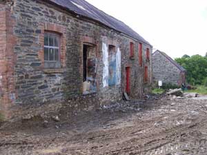 Stone barn with planning for conversion near Llanfallteg, Carmarthenshire