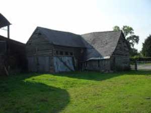 An unconverted barn in Tushingham on the Cheshire / Shropshire border