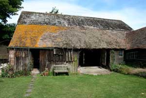 Cottage and unconverted barn with planning permission in Postling, Kent