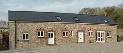 Rural barn conversion near Mold, North Wales