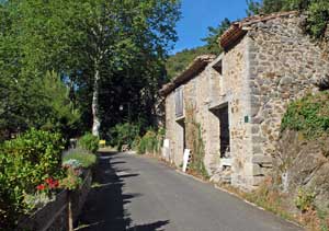 Partly converted barn in Palairac in the Aude region of Languedoc