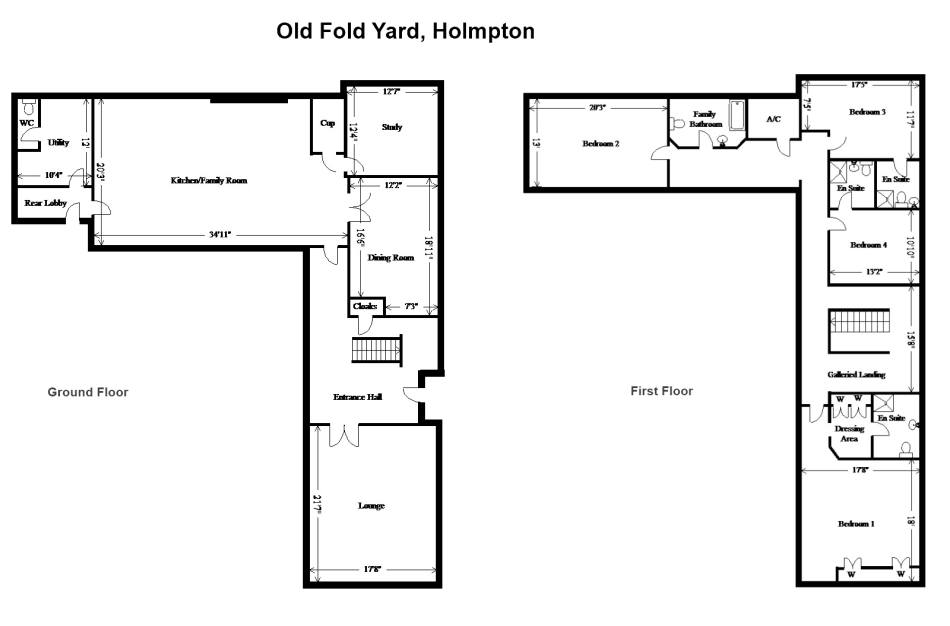 Floorplan of Barn conversion in Holmpton,  Hull, Yorkshire