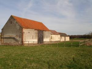 Unconverted barns near Downham Market, Norfolk