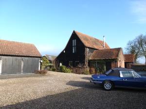 Four bedroom barn conversion with land near Dunmow in Essex